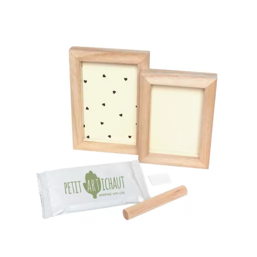 Petit Artichaut kéz- és lábnyomat készítő duo fényképtartó kerettel - Pretty Hearts