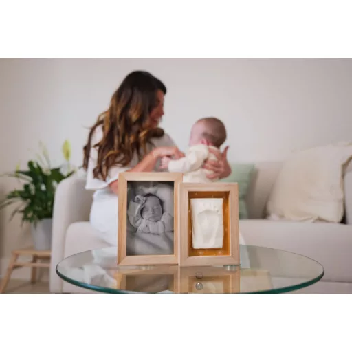 Petit Artichaut kéz- és lábnyomat készítő duo fényképtartó kerettel - Daisy Ochre