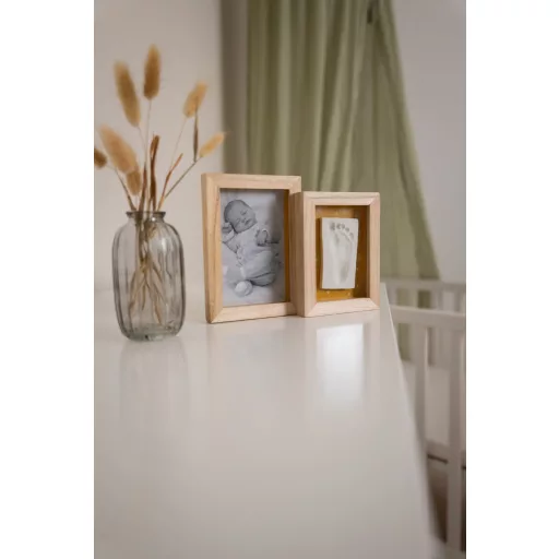 Petit Artichaut kéz- és lábnyomat készítő duo fényképtartó kerettel - Daisy Ochre