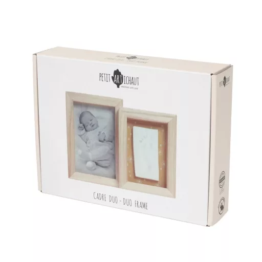 Petit Artichaut kéz- és lábnyomat készítő duo fényképtartó kerettel - Daisy Ochre