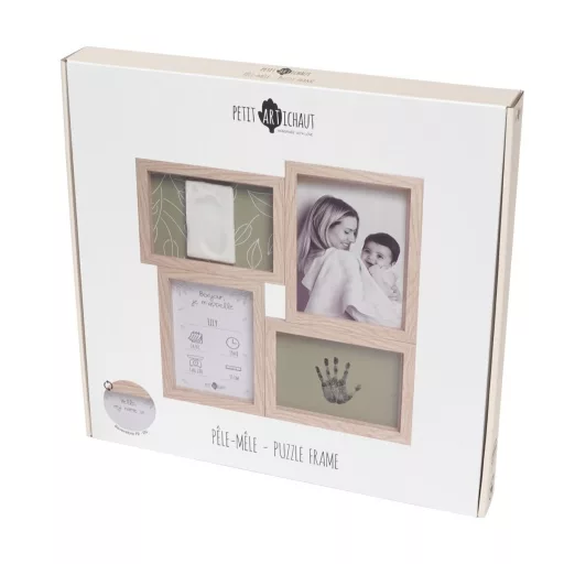 Petit Artichaut kéz- és lábnyomat készítő puzzle keret - Olive Tree