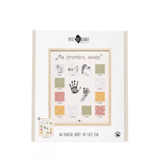 Petit Artichaut kéz- és lábnyomat készítő - "My first year" fényképtartó keret