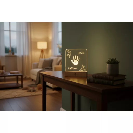 Petit Artichaut kéz- és láblenyomat készítő készlet integrált világítással