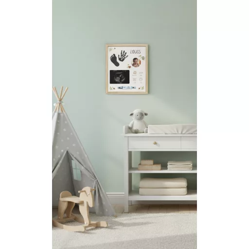 Petit Artichaut birth frame - kéz- és láblenyomat készlet