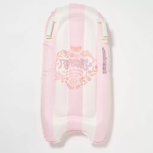 Sunnylife gyerek felfújható szörfdeszka - Dolphin Surf Co Pink Stripe 