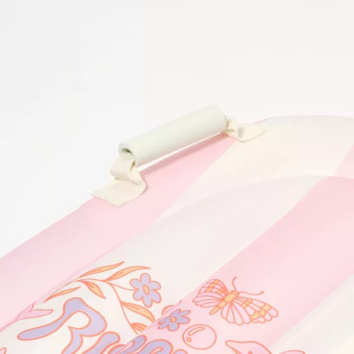 Sunnylife gyerek felfújható szörfdeszka - Dolphin Surf Co Pink Stripe 