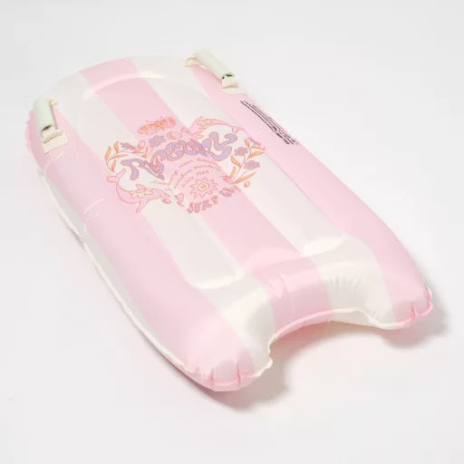 Sunnylife gyerek felfújható szörfdeszka - Dolphin Surf Co Pink Stripe 