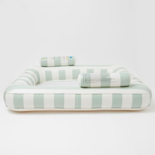 Sunnylife kétszemélyes felfújható úszó függőágy - The Vacay Soft Olive 