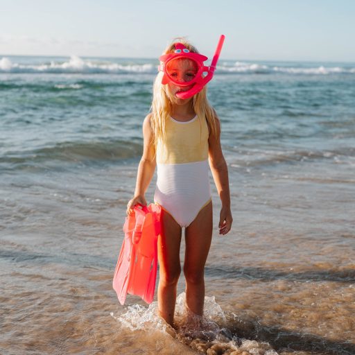 Sunnylife gyerek búvárszett kicsi (31-34) - Melody the Mermaid Pink