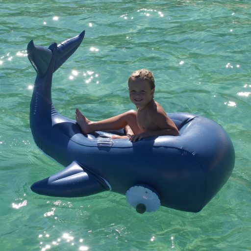 Sunnylife Luxe Ride-On matrac - Moby Dick Navy