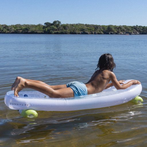Sunnylife felfújható matrac - The Sea Kids Skateboard Blue-Lime 