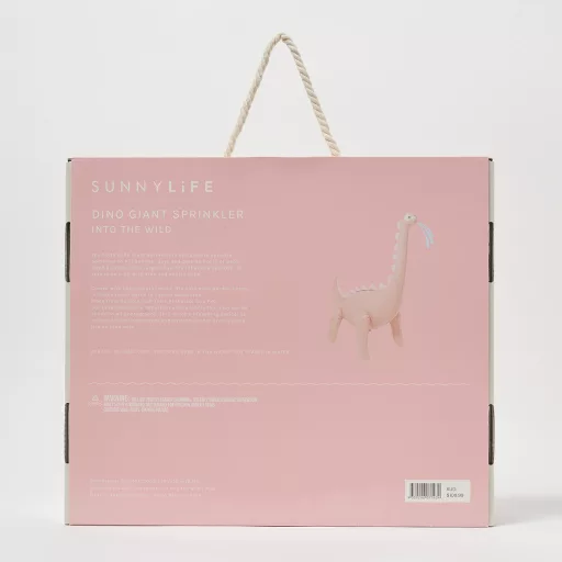 Sunnylife felfújható spriccelő játék - Dino Into the Wild Pink