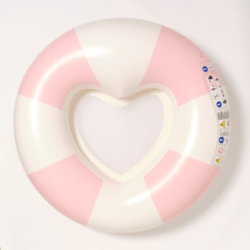 Sunnylife hálós úszógumi - Stole My Heart Pink Stripe 