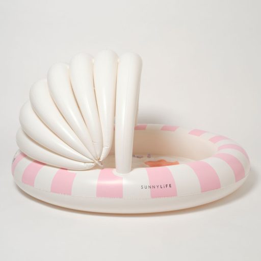 Sunnylife felfújható baba pancsoló árnyékolóval - Cotton Candy Cherry CSOMAGOLÁSSÉRÜLT