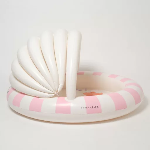 Sunnylife felfújható baba pancsoló árnyékolóval - Cotton Candy Cherry CSOMAGOLÁSSÉRÜLT