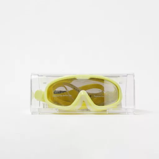 Sunnylife gyerek búvár maszk - Salty the Shark Neon Yellow 