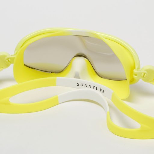 Sunnylife gyerek búvár maszk - Salty the Shark Neon Yellow 