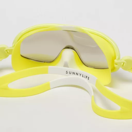Sunnylife gyerek búvár maszk - Salty the Shark Neon Yellow 
