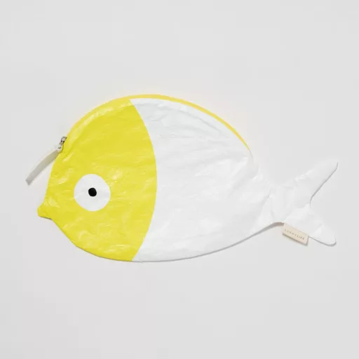 Sunnylife vízhatlan táska - Finn the Fish Neon Yellow 