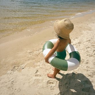 Sunnylife gyerek úszógumi - Olive Stripe  