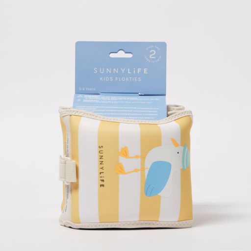 Sunnylife neoprén karúszó - Sid the Seagull Mustard Stripe 
