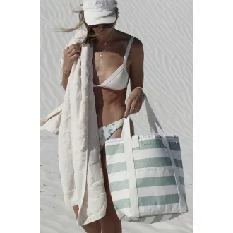 Sunnylife ital hűtőtáska 23 l - La Palma Sage Stripe 