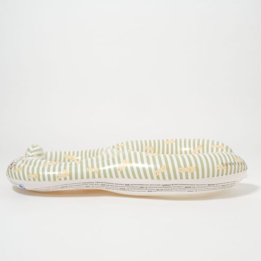 Sunnylife kétszemélyes együtt a babával úszógumi - Duck Sage Stripe
