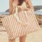 Sunnylife strandtáska - Tierra Clay Stripe