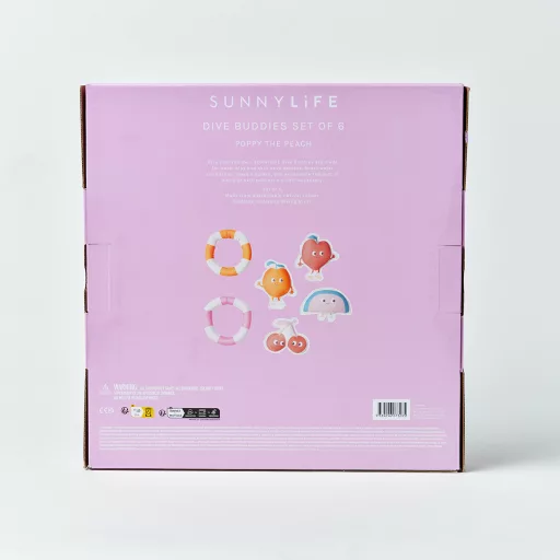 Sunnylife merülőjáték szett (6 db) -  Poppy the Peach