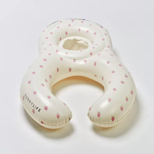 Sunnylife kétszemélyes együtt a babával úszógumi -Strawberry Sunshine CSOMAGOLÁSSÉRÜLT