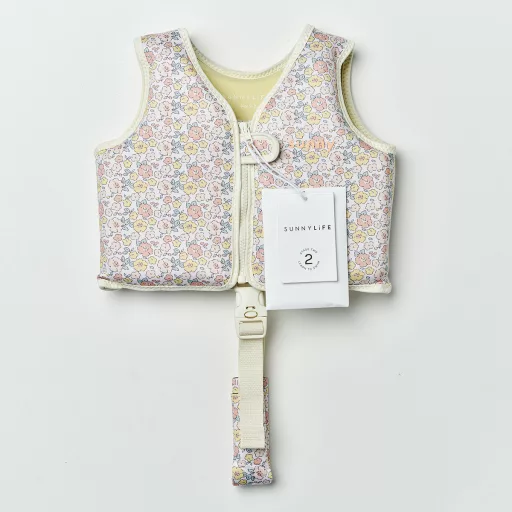 Sunnylife gyerek úszómellény 2-3 év - Into the Garden Ditsy Floral 