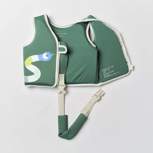 Sunnylife gyerek úszómellény 1-2 év - Into the Jungle Green 
