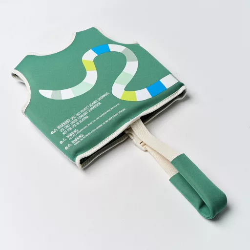 Sunnylife gyerek úszómellény 1-2 év - Into the Jungle Green 