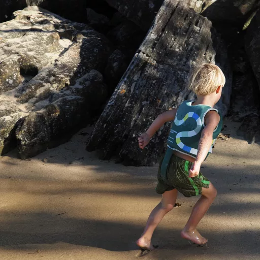 Sunnylife gyerek úszómellény 1-2 év - Into the Jungle Green 