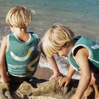   Sunnylife gyerek úszómellény 2-3 év - Into the Jungle Green 