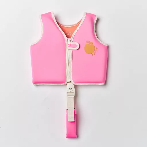 Sunnylife gyerek úszómellény 1-2 év - Peach Neon Pink 