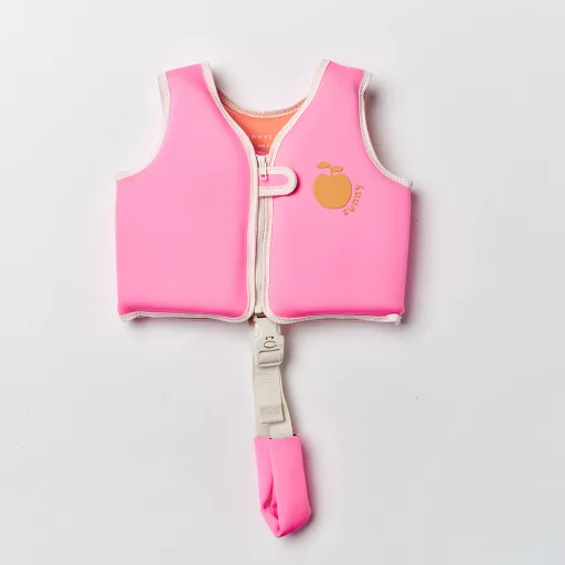 Sunnylife gyerek úszómellény 2-3 év - Peach Neon Pink 