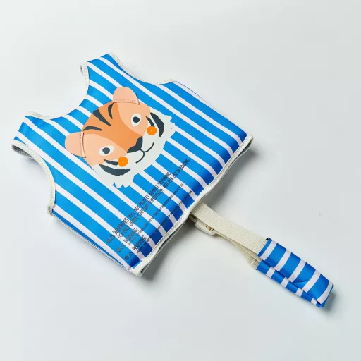 Sunnylife gyerek úszómellény 2-3 év - Tino the Tiger Blue 