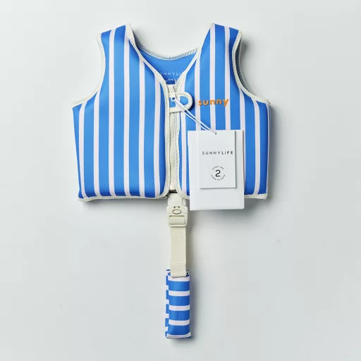 Sunnylife gyerek úszómellény 2-3 év - Tino the Tiger Blue 