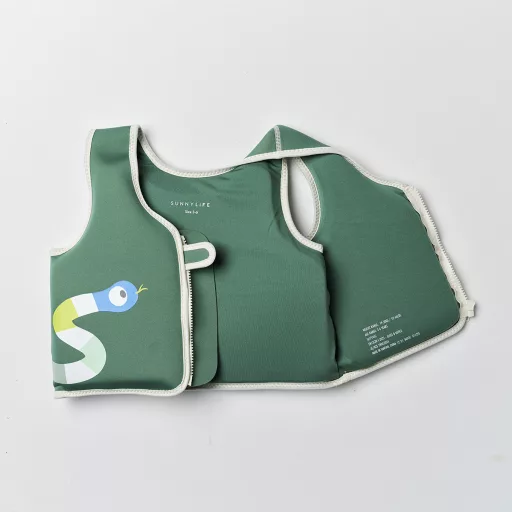 Sunnylife gyerek úszómellény 3-6 év - Into the Jungle Green 