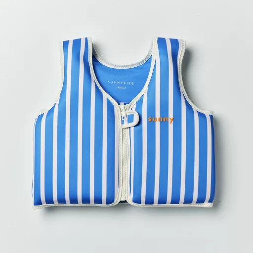 Sunnylife gyerek úszómellény 3-6 év - Tino the Tiger Blue 