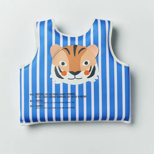 Sunnylife gyerek úszómellény 3-6 év - Tino the Tiger Blue 