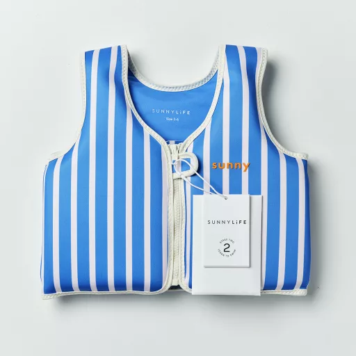 Sunnylife gyerek úszómellény 3-6 év - Tino the Tiger Blue 