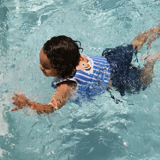 Sunnylife gyerek úszómellény 3-6 év - Tino the Tiger Blue 