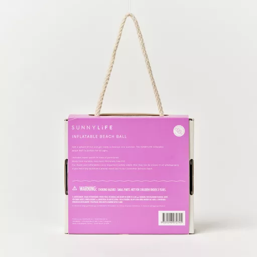 Sunnylife felfújható strandlabda - Pool Party Magenta  
