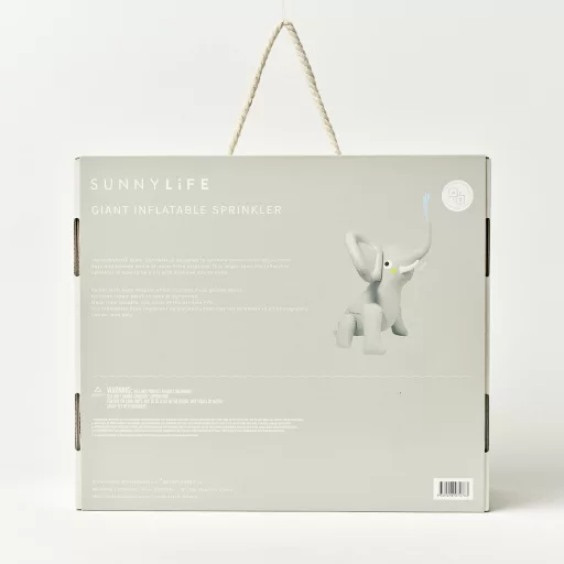 Sunnylife felfújható óriás spriccelő játék -Eli the Elephant Grey 