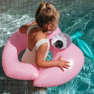   Sunnylife gyerek úszógumi oldalt nyitott - Poppy the Peach Red 