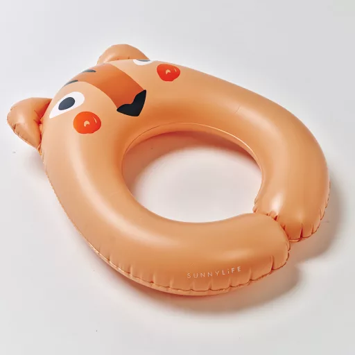 Sunnylife gyerek úszógumi hátul nyitott - Tino the Tiger Clay 