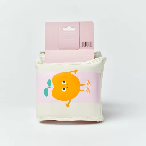 Sunnylife neoprén karúszó - Poppy the Peach Pink Stripe