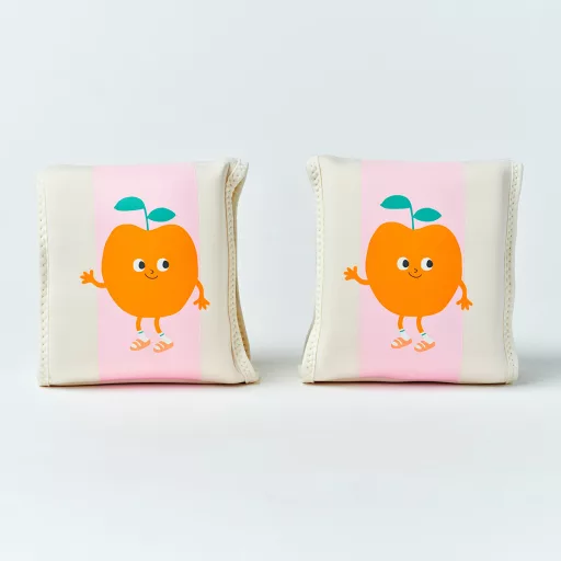 Sunnylife neoprén karúszó - Poppy the Peach Pink Stripe